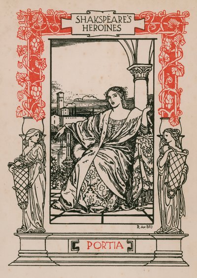 Portia, Der Kaufmann von Venedig von Robert Anning Bell